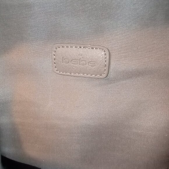 Bebe Mini Taupe Backpack w/ Gold Studs - Picture 9 of 9